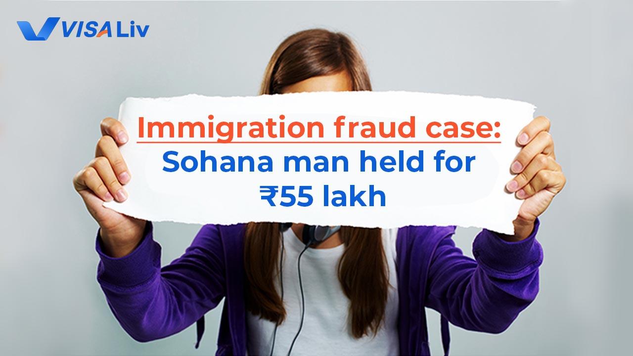Sohana Man Arrested in ₹55 Lakh Fraud Case Sohana man arrested forthe ₹ 55 lakh immigration fraud involving fake promises of the overseas jobs.