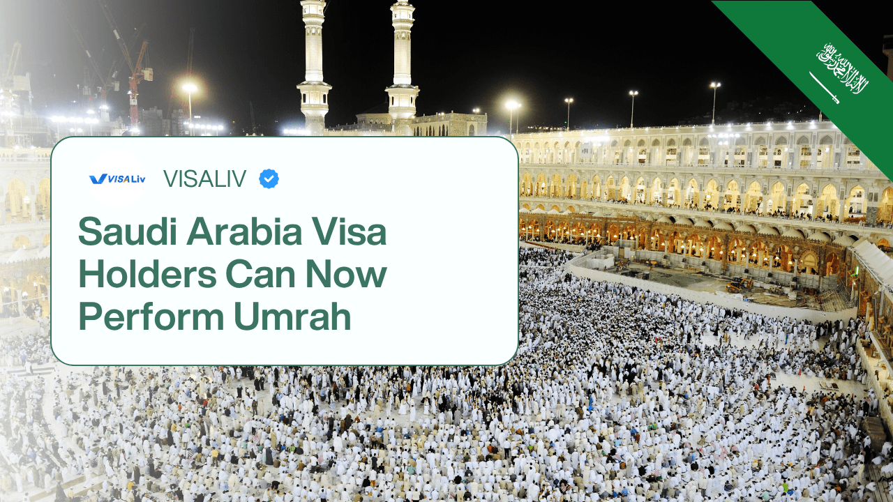 Saudi Arabia Visa Holders Can Perform Umrah Saudi Arabia allows all visa holders to perform Umrah following major pilgrimage reforms.